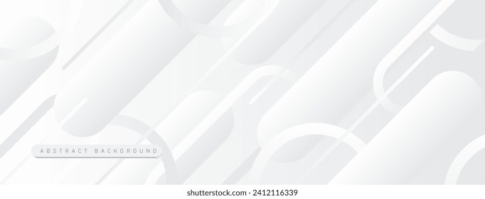 Moderno y abstracto fondo blanco y gris. Fondo geométrico mínimo de luz blanca.ilustración vectorial
