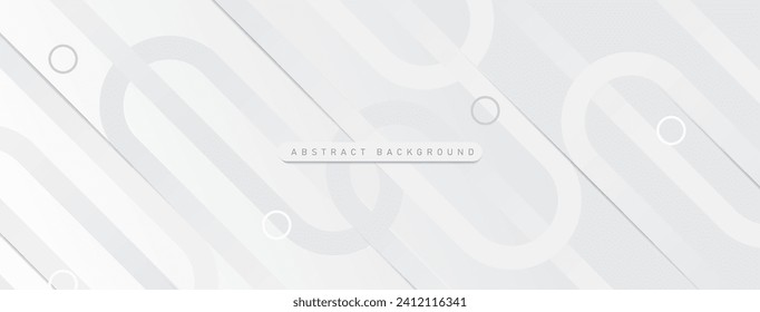 Modern abstract white and grey background. Minimal geometric white light background.vector ilustration
