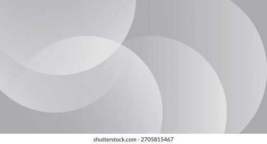 modern abstract white grey background with overlapping circular. gray vector art