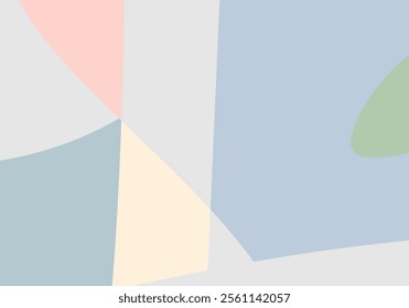 Modern abstract wide banner with geometric shapes.