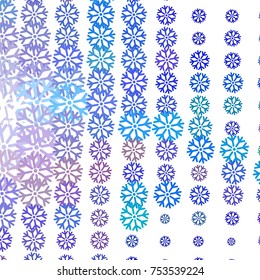 Modern abstract winter background with snowflakes. Design element for brochure, advertisements, flyer, greetings cards, web and other graphic designer works. Vector clip art.