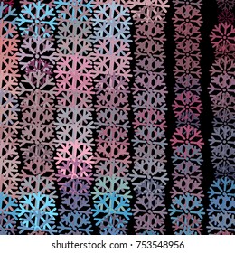 Modern abstract winter background with snowflakes. Design element for brochure, advertisements, flyer, greetings cards, web and other graphic designer works. Vector clip art.