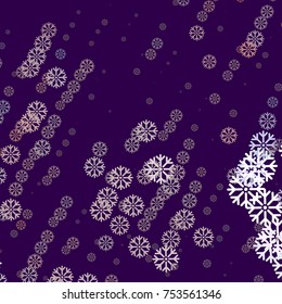 Modern abstract winter background with snowflakes. Design element for brochure, advertisements, flyer, greetings cards, web and other graphic designer works. Vector clip art.