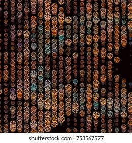 Modern abstract winter background with snowflakes. Design element for brochure, advertisements, flyer, greetings cards, web and other graphic designer works. Vector clip art.