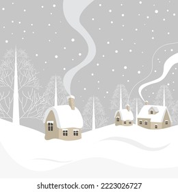 Modern abstract winter background suitable for winter wedding and merry christmas card