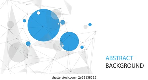 Moderner abstrakter Drahtmodell-Hintergrund. Trendy 3D Gitter Technologie Zusammensetzung. Digitales Datenfeld. Vektorgrafik.