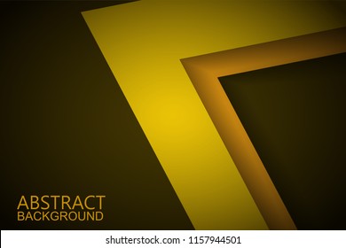 Modern abstract yellow background 