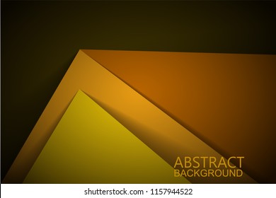 Modern abstract yellow background 