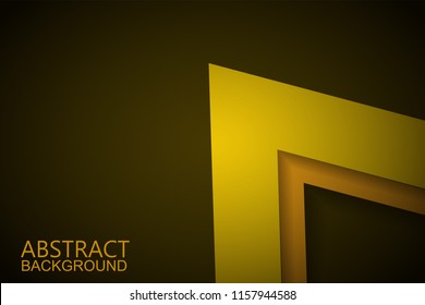 Modern abstract yellow background 