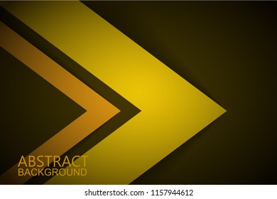 Modern abstract yellow background 