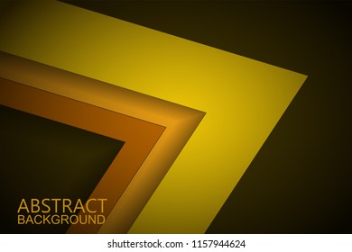 Modern abstract yellow background 