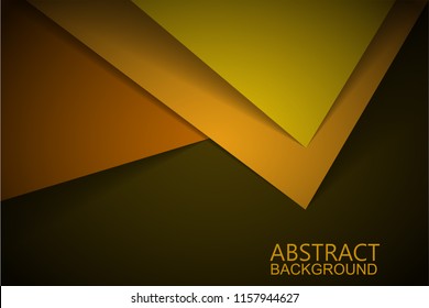Modern abstract yellow background 