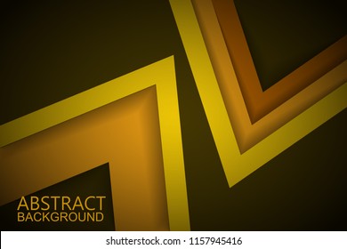 Modern abstract yellow background  