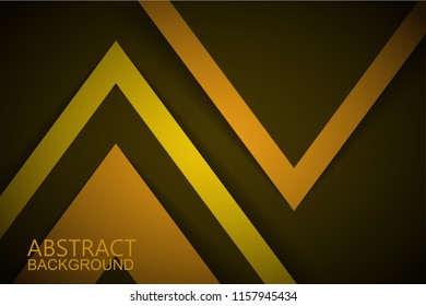 Modern abstract yellow background  