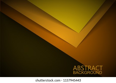 Modern abstract yellow background  