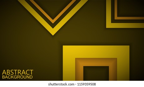 Modern abstract yellow background 