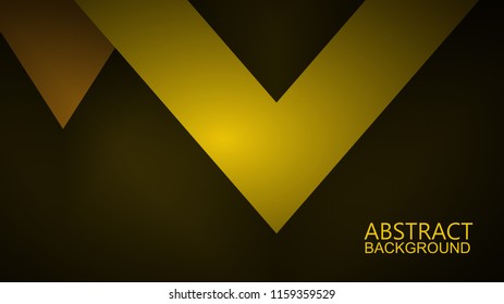 Modern abstract yellow background 