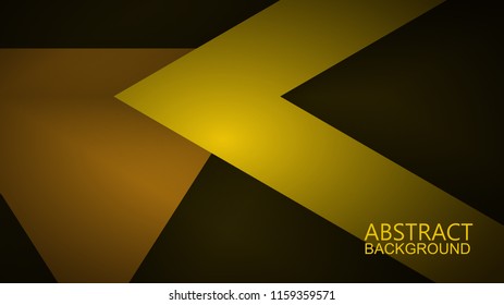 Modern abstract yellow background 