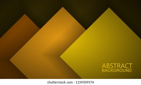 Modern abstract yellow background 
