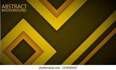 Modern abstract yellow background 