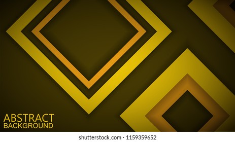 Modern abstract yellow background 
