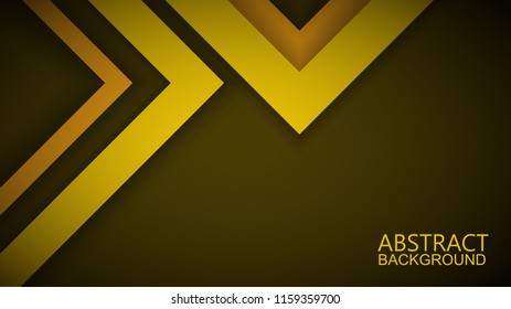Modern abstract yellow background 