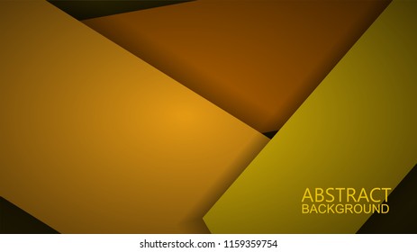 Modern abstract yellow background 