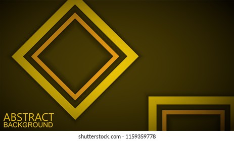Modern abstract yellow background 