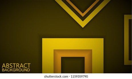 Modern abstract yellow background 