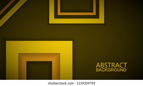 Modern abstract yellow background 