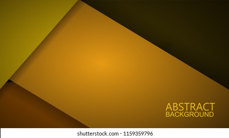 Modern abstract yellow background 