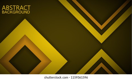 Modern abstract yellow background 