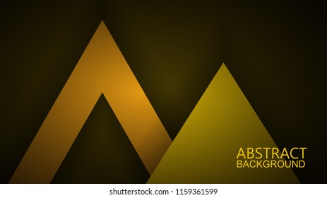 Modern abstract yellow background 