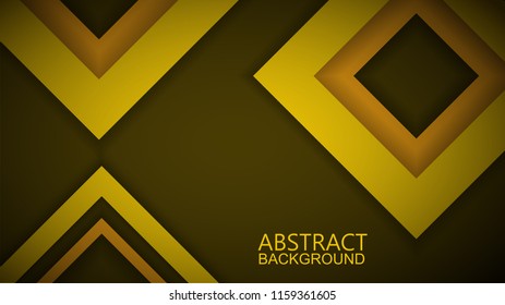 Modern abstract yellow background 
