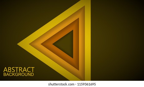 Modern abstract yellow background 