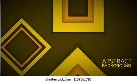 Modern abstract yellow background 