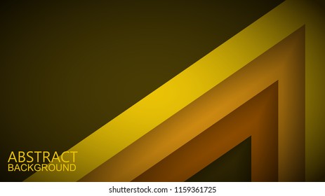 Modern abstract yellow background 