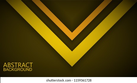 Modern abstract yellow background 