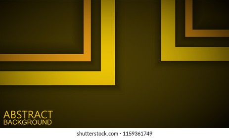 Modern abstract yellow background 