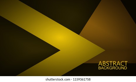 Modern abstract yellow background 