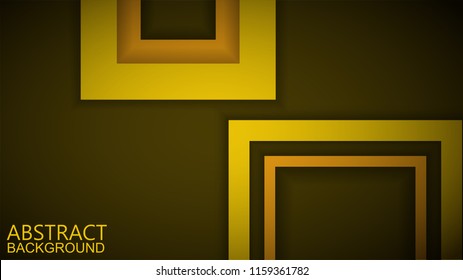 Modern abstract yellow background 