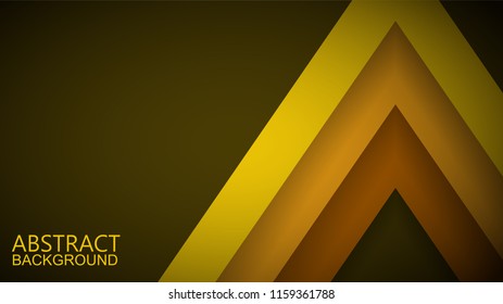Modern abstract yellow background 