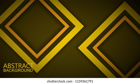 Modern abstract yellow background 