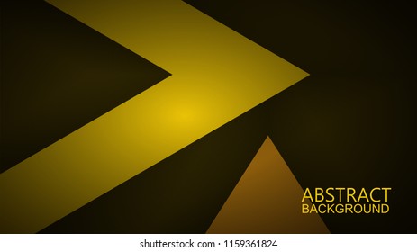 Modern abstract yellow background 
