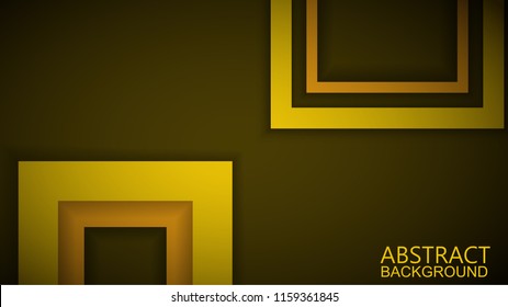 Modern abstract yellow background 