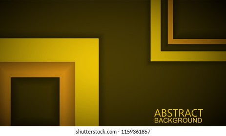Modern abstract yellow background 