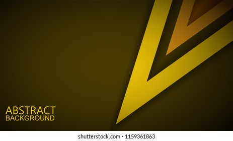 Modern abstract yellow background 