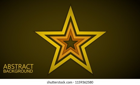 Modern abstract yellow background 