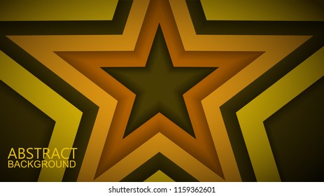 Modern Seamless Stars Background Gold White: vector de stock (libre de ...