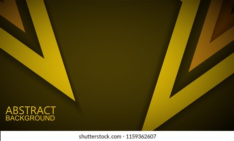 Modern abstract yellow background 
